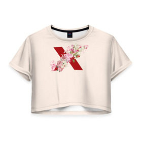 Женская футболка 3D укороченная с принтом MONSTA X_12 в Новосибирске, 100% полиэстер | круглая горловина, длина футболки до линии талии, рукава с отворотами | monsta x | монст х