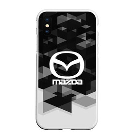 Чехол для iPhone XS Max матовый с принтом Mazda sport geometry в Новосибирске, Силикон | Область печати: задняя сторона чехла, без боковых панелей | Тематика изображения на принте: auto | automobile | car | carbon | machine | mazda | motor | motor car | sport car | автомашина | бренд | легковой автомобиль | мазда | марка | спортивный автомобиль | тачка