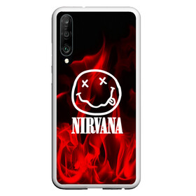 Чехол для Honor P30 с принтом NIRVANA в Новосибирске, Силикон | Область печати: задняя сторона чехла, без боковых панелей | nirvana | punk | rock | альтернативный хип хоп | группа | инди поп | музыка | музыкальное произведение | ноты | панк | регги | рок | синти поп