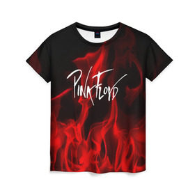 Женская футболка 3D с принтом Pink Floyd в Новосибирске, 100% полиэфир ( синтетическое хлопкоподобное полотно) | прямой крой, круглый вырез горловины, длина до линии бедер | pink floyd | punk | rock | альтернативный хип хоп | группа | инди поп | музыка | музыкальное произведение | ноты | панк | регги | рок | синти поп