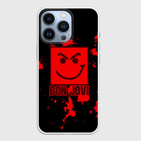 Чехол для iPhone 13 Pro с принтом Bon Jovi в Новосибирске,  |  | Тематика изображения на принте: bon jovi | альбом | арена | бон | бон джови | глэм | группа | джови | джон | метал | музыка | надпись | песни | поп | попрок | рок | рокер | смайл | солист | софт | стена | хард | хеви | хевиметал