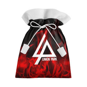 Подарочный 3D мешок с принтом Linkin park в Новосибирске, 100% полиэстер | Размер: 29*39 см | linkin park | logo | music | pop | rock | usa | альтернатива | америка | металл | музыка | музыкальный | поп | рок | честер беннингтон