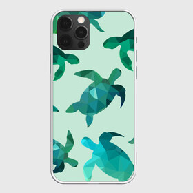 Чехол для iPhone 12 Pro Max с принтом Абстракция Черепахи Полигон в Новосибирске, Силикон |  | абстракция | градиент | животные | каникулы | лето | море | океан | отдых | отпуск | пляж | подводный мир | полигон | текстура | черепаха | черепахи