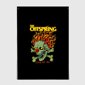 Постер с принтом The Offspring в Новосибирске, 100% бумага
 | бумага, плотность 150 мг. Матовая, но за счет высокого коэффициента гладкости имеет небольшой блеск и дает на свету блики, но в отличии от глянцевой бумаги не покрыта лаком | offspring | офспринг | оффспринг | рок