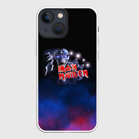 Чехол для iPhone 13 mini с принтом Iron Maiden в Новосибирске,  |  | iron maiden | адриан смит | айран | айрон | группа | дэйв мюррей | железная дева | ирон | майден | мейд | мейден | метал | мрачный | музыка | песни | рок | стив харрис | тяжелый | хеви | хевиметал