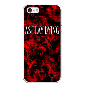 Чехол для iPhone 5/5S матовый с принтом As I Lay Dying в Новосибирске, Силикон | Область печати: задняя сторона чехла, без боковых панелей | альтернативный | американская | глэм | готик | гранж | метал | музыка | пост | рок группа | хард