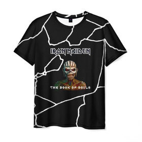 Мужская футболка 3D с принтом Iron Maiden в Новосибирске, 100% полиэфир | прямой крой, круглый вырез горловины, длина до линии бедер | iron maiden | адриан смит | айран | айрон | группа | дэйв мюррей | железная дева | ирон | майден | мейд | мейден | метал | мрачный | музыка | песни | рок | стив харрис | тяжелый | хеви | хевиметал