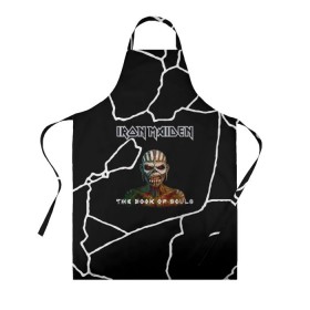 Фартук 3D с принтом Iron Maiden в Новосибирске, 100% полиэстер | общий размер — 65 х 85 см, ширина нагрудника — 26 см, горловина — 53 см, длина завязок — 54 см, общий обхват в поясе — 173 см. Принт на завязках и на горловине наносится с двух сторон, на основной части фартука — только с внешней стороны | iron maiden | адриан смит | айран | айрон | группа | дэйв мюррей | железная дева | ирон | майден | мейд | мейден | метал | мрачный | музыка | песни | рок | стив харрис | тяжелый | хеви | хевиметал