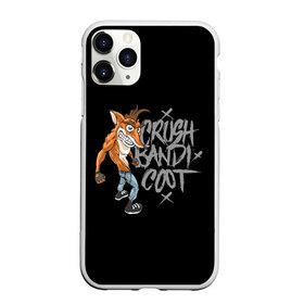 Чехол для iPhone 11 Pro матовый с принтом Crush Bandicoot 3d в Новосибирске, Силикон |  | Тематика изображения на принте: crash | бандикут | краш | крэш