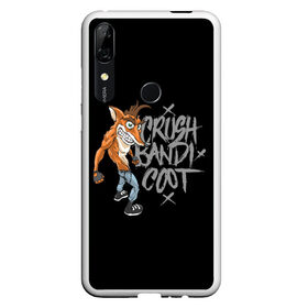 Чехол для Honor P Smart Z с принтом Crush Bandicoot 3d в Новосибирске, Силикон | Область печати: задняя сторона чехла, без боковых панелей | crash | бандикут | краш | крэш