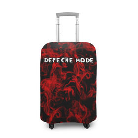 Чехол для чемодана 3D с принтом Depeche Mode в Новосибирске, 86% полиэфир, 14% спандекс | двустороннее нанесение принта, прорези для ручек и колес | альтернативный | блюз | британская | готик | гранж | группа | метал | модные | музыка | пост | рок | хард