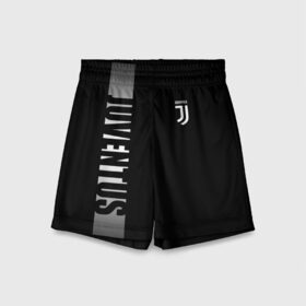 Детские спортивные шорты 3D с принтом JUVENTUS ЮВЕНТУС в Новосибирске,  100% полиэстер
 | пояс оформлен широкой мягкой резинкой, ткань тянется
 | fc | football | fotball club | juventus | sport | спорт | спортивные | униформа | фирменные цвета | фк | футбол | футбольный клуб | ювентус