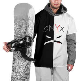 Накидка на куртку 3D с принтом ONYX в Новосибирске, 100% полиэстер |  | onyx | американская группа | группа | музыка | надпись | хип хоп