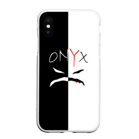 Чехол для iPhone XS Max матовый с принтом ONYX в Новосибирске, Силикон | Область печати: задняя сторона чехла, без боковых панелей | onyx | американская группа | группа | музыка | надпись | хип хоп