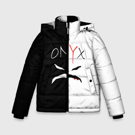 Зимняя куртка для мальчиков 3D с принтом ONYX в Новосибирске, ткань верха — 100% полиэстер; подклад — 100% полиэстер, утеплитель — 100% полиэстер | длина ниже бедра, удлиненная спинка, воротник стойка и отстегивающийся капюшон. Есть боковые карманы с листочкой на кнопках, утяжки по низу изделия и внутренний карман на молнии. 

Предусмотрены светоотражающий принт на спинке, радужный светоотражающий элемент на пуллере молнии и на резинке для утяжки | onyx | американская группа | группа | музыка | надпись | хип хоп