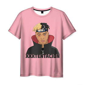 Мужская футболка 3D с принтом XXXtentacion (1) в Новосибирске, 100% полиэфир | прямой крой, круглый вырез горловины, длина до линии бедер | 17 | art | look at me | moonlight | rap | revenge | tentacion | xxx | xxxtentacion