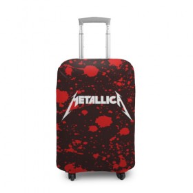 Чехол для чемодана 3D с принтом Metallica в Новосибирске, 86% полиэфир, 14% спандекс | двустороннее нанесение принта, прорези для ручек и колес | metallica | punk | rock | альтернативный хип хоп | группа | инди поп | музыка | музыкальное произведение | ноты | панк | регги | рок | синти поп