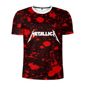 Мужская футболка 3D спортивная с принтом Metallica в Новосибирске, 100% полиэстер с улучшенными характеристиками | приталенный силуэт, круглая горловина, широкие плечи, сужается к линии бедра | metallica | punk | rock | альтернативный хип хоп | группа | инди поп | музыка | музыкальное произведение | ноты | панк | регги | рок | синти поп