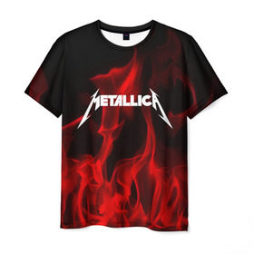Мужская футболка 3D с принтом METALLICA в Новосибирске, 100% полиэфир | прямой крой, круглый вырез горловины, длина до линии бедер | metallica | punk | rock | альтернативный хип хоп | группа | инди поп | музыка | музыкальное произведение | ноты | панк | регги | рок | синти поп