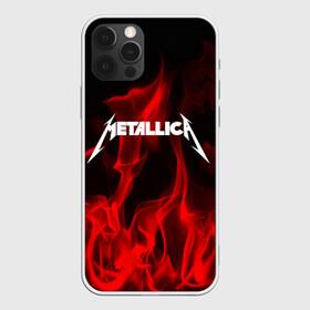 Чехол для iPhone 12 Pro с принтом METALLICA в Новосибирске, силикон | область печати: задняя сторона чехла, без боковых панелей | metallica | punk | rock | альтернативный хип хоп | группа | инди поп | музыка | музыкальное произведение | ноты | панк | регги | рок | синти поп