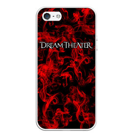 Чехол для iPhone 5/5S матовый с принтом Dream Theater в Новосибирске, Силикон | Область печати: задняя сторона чехла, без боковых панелей | альтернативный | американская | глэм | готик | гранж | группа | метал | модные | музыка | пост | рок | хард