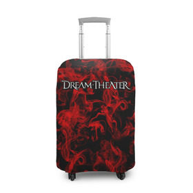 Чехол для чемодана 3D с принтом Dream Theater в Новосибирске, 86% полиэфир, 14% спандекс | двустороннее нанесение принта, прорези для ручек и колес | Тематика изображения на принте: альтернативный | американская | глэм | готик | гранж | группа | метал | модные | музыка | пост | рок | хард