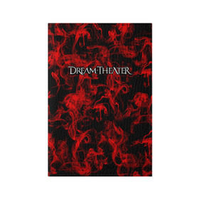 Обложка для паспорта матовая кожа с принтом Dream Theater в Новосибирске, натуральная матовая кожа | размер 19,3 х 13,7 см; прозрачные пластиковые крепления | альтернативный | американская | глэм | готик | гранж | группа | метал | модные | музыка | пост | рок | хард