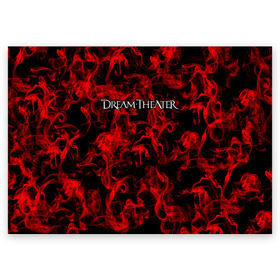 Поздравительная открытка с принтом Dream Theater в Новосибирске, 100% бумага | плотность бумаги 280 г/м2, матовая, на обратной стороне линовка и место для марки
 | альтернативный | американская | глэм | готик | гранж | группа | метал | модные | музыка | пост | рок | хард