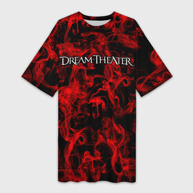 Платье-футболка 3D с принтом Dream Theater в Новосибирске,  |  | Тематика изображения на принте: альтернативный | американская | глэм | готик | гранж | группа | метал | модные | музыка | пост | рок | хард
