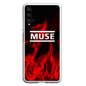 Чехол для Honor 20 с принтом MUSE в Новосибирске, Силикон | Область печати: задняя сторона чехла, без боковых панелей | muse | punk | rock | альтернативный хип хоп | группа | инди поп | музыка | музыкальное произведение | ноты | панк | регги | рок | синти поп