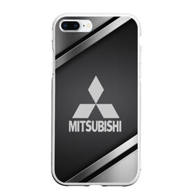 Чехол для iPhone 7Plus/8 Plus матовый с принтом MITSUBISHI SPORT в Новосибирске, Силикон | Область печати: задняя сторона чехла, без боковых панелей |  машина | марка | митсубиси