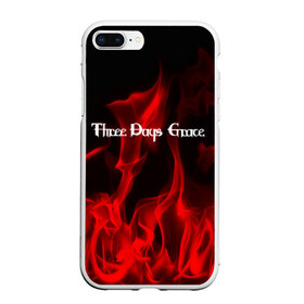 Чехол для iPhone 7Plus/8 Plus матовый с принтом Three Days Grace в Новосибирске, Силикон | Область печати: задняя сторона чехла, без боковых панелей | punk | rock | three days grace | альтернативный хип хоп | группа | инди поп | музыка | музыкальное произведение | ноты | панк | регги | рок | синти поп