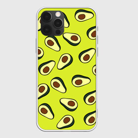 Чехол для iPhone 12 Pro Max с принтом Авокадо в Новосибирске, Силикон |  | Тематика изображения на принте: avocado | food | fruit | pattern | vegan | vegetarian | авокадо | веган | вегетарианство | еда | паттерн | правильное питание | фрукт
