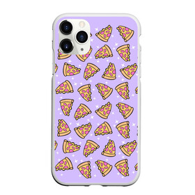 Чехол для iPhone 11 Pro Max матовый с принтом Пицца Мун в Новосибирске, Силикон |  | food | pattern | pizza | sailor moon | еда | паттерн | пицца | сейлор мун