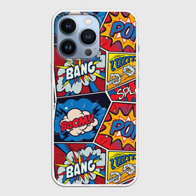 Чехол для iPhone 13 Pro с принтом Pop art pattern в Новосибирске,  |  | 60 | america | art | bang | boom | bright | comics | craft | culture | pattern | pop | popart | usa | америка | бум | искусство | комикс | крафт | культура | паттерн | поп | сша | яркий