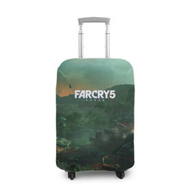 Чехол для чемодана 3D с принтом Far Cry Vietnam в Новосибирске, 86% полиэфир, 14% спандекс | двустороннее нанесение принта, прорези для ручек и колес | 
