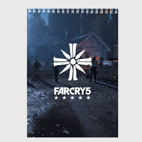 Скетчбук с принтом Cult Far Cry в Новосибирске, 100% бумага
 | 48 листов, плотность листов — 100 г/м2, плотность картонной обложки — 250 г/м2. Листы скреплены сверху удобной пружинной спиралью | 