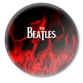 Значок с принтом The Beatles в Новосибирске,  металл | круглая форма, металлическая застежка в виде булавки | beatles | punk | rock | the beatles | альтернативный хип хоп | группа | инди поп | музыка | музыкальное произведение | ноты | панк | регги | рок | синти поп
