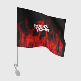 Флаг для автомобиля с принтом My Chemical Romance в Новосибирске, 100% полиэстер | Размер: 30*21 см | my chemical romance | punk | rock | альтернативный хип хоп | группа | инди поп | музыка | музыкальное произведение | ноты | панк | регги | рок | синти поп