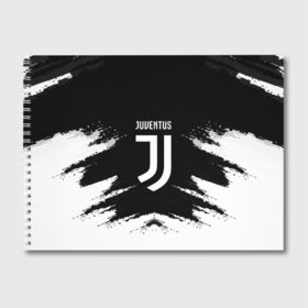 Альбом для рисования с принтом JUVENTUS в Новосибирске, 100% бумага
 | матовая бумага, плотность 200 мг. | football | soccer | ювентус