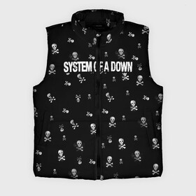 Мужской жилет утепленный 3D с принтом System of a Down в Новосибирске,  |  | system of a down | музыка | рок | рок группа