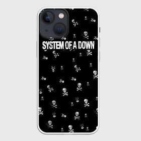 Чехол для iPhone 13 mini с принтом System of a Down в Новосибирске,  |  | system of a down | музыка | рок | рок группа