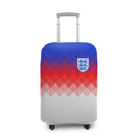 Чехол для чемодана 3D с принтом Англия тренировочная форма ЧМ-2018 в Новосибирске, 86% полиэфир, 14% спандекс | двустороннее нанесение принта, прорези для ручек и колес | англия | сборная англии | тренировочная форма | футбол | чемпионат мира по футболу