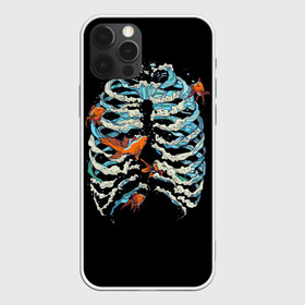 Чехол для iPhone 12 Pro Max с принтом Ребра из Воды в Новосибирске, Силикон |  | Тематика изображения на принте: анатомия | вода | океан | рыбы | скелет