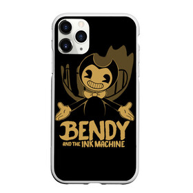 Чехол для iPhone 11 Pro Max матовый с принтом Bendy and the ink machine (20) в Новосибирске, Силикон |  | bendy | bendy and the ink machine | game | horror | ink | machine | trend | video game