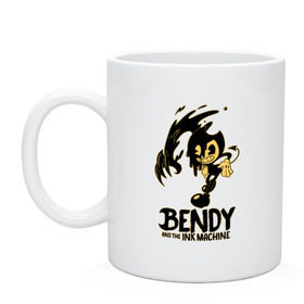 Кружка с принтом Bendy and the ink machine (21) в Новосибирске, керамика | объем — 330 мл, диаметр — 80 мм. Принт наносится на бока кружки, можно сделать два разных изображения | bendy | bendy and the ink machine | game | horror | ink | machine | trend | video game