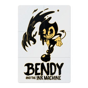 Магнитный плакат 2Х3 с принтом Bendy and the ink machine (21) в Новосибирске, Полимерный материал с магнитным слоем | 6 деталей размером 9*9 см | bendy | bendy and the ink machine | game | horror | ink | machine | trend | video game