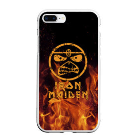 Чехол для iPhone 7Plus/8 Plus матовый с принтом Iron Maiden в Новосибирске, Силикон | Область печати: задняя сторона чехла, без боковых панелей | iron maiden | адриан смит | айран | айрон | группа | дэйв мюррей | железная дева | ирон | майден | мейд | мейден | метал | мрачный | музыка | песни | рок | стив харрис | тяжелый | хеви | хевиметал