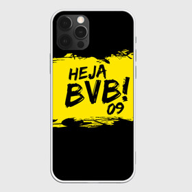 Чехол для iPhone 12 Pro с принтом Borussia Dortmund FC в Новосибирске, силикон | область печати: задняя сторона чехла, без боковых панелей | 09 | bvb | heja | боруссия | германия | дортмунд | клуб | фк | футбол | футбольный