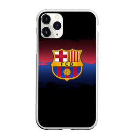 Чехол для iPhone 11 Pro матовый с принтом Barcelona FC в Новосибирске, Силикон |  | barcelona | spain | spanish | барса | барселона | испания | испанский | клуб | фк | футбол | футбольный